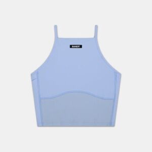 Bandit Running STAMINA 7 POCKET NOVA CROP - BREEZE BLUE NWT